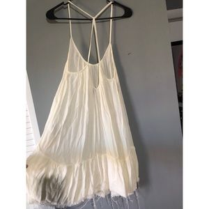 White beach dress